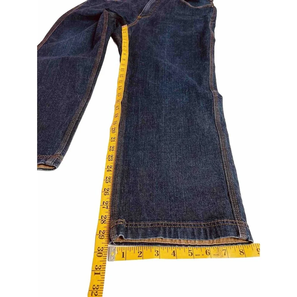 Duluth Flex Ballroom Men's Size 38x30 Heavy Duty Work Standard Fit Canvas Jeans